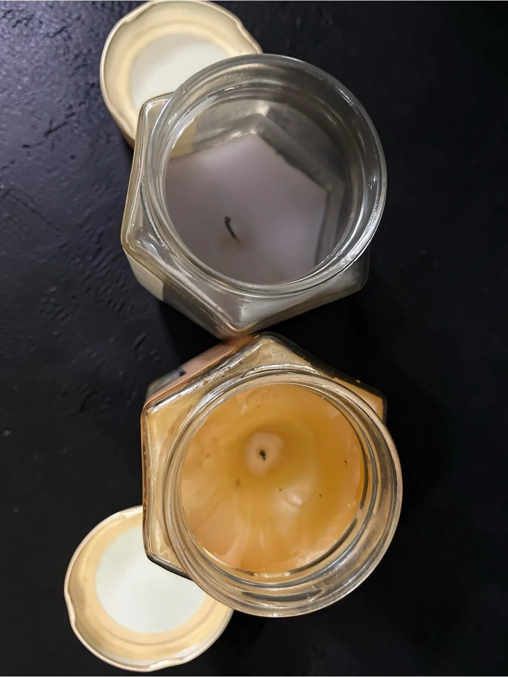 4 Vintage Home Interiors Scented Candle Lilac, Lemon Chiffon Honeydew Cookie